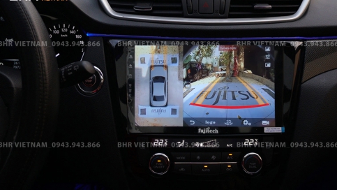 Màn hình DVD Android liền camera 360 Nissan Xtrail 2017 - nay | Fujitech 360 